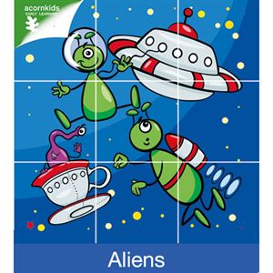 Acornkids Aliens Bath Puzzle 9 Pieces (from 2+ years )