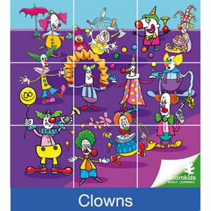 Acornkids Clowns Bath Puzzle 9 Pieces (from 2+ years )