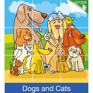 Acornkids Dogs and Cats Bath Puzzle 9 Pieces (from 2+ years )