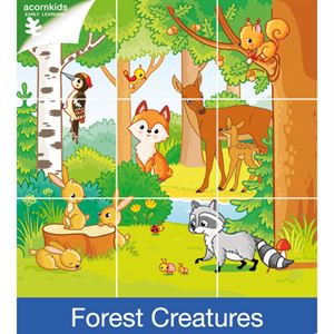 Acornkids Forest Creatures Bath Puzzle 9 Pieces (from 2+ years )