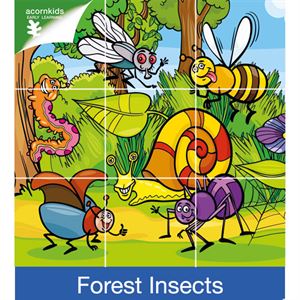 Acornkids Insects in Forest Bath Puzzle 9 Pieces (from 2+ years )