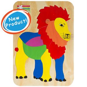 Acornkids Leo Lion Wooden Puzzle 12 pieces