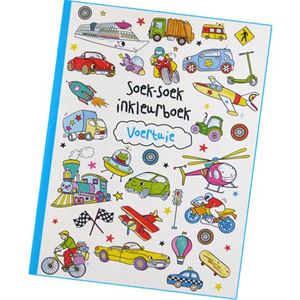 Acornkids Soek-Soek inkleurboek: Voertuie Book